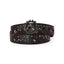 Nightshade Bloom Leather Belt with Black Matt Buckle