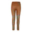 Floral Sport Leggings in Camel Brown