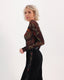 Black Thorn flowy wide leg pants