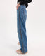 Side Zip Sketch blue denim