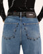 Side Zip Sketch denim pants
