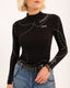 Soulstitch Turtleneck in Black