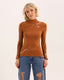 Soulstitch Turtleneck in Camel Brown